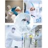 Buy cheap Chemical Medical Protective Clothing , Non Woven Disposable Protective Coveralls from wholesalers