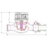 Buy cheap Large Size Prepaid Smart Water Meter Commercial Built In Microcomputer from wholesalers