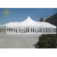 Buy cheap Polygon Large Span Pagoda Party Tent Glass Walls Lightweight Pagoda Wedding Tent product