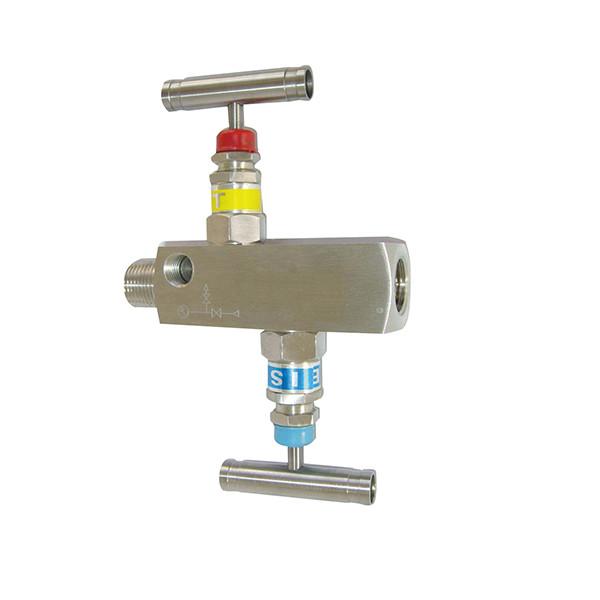 Buy cheap 2 Way 100C Oil 1000 Psi Instrument Manifold Valve For Pressure Gauge from wholesalers