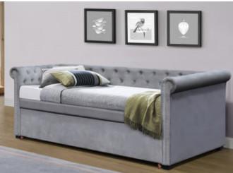 Buy cheap Grey Colour Multifunctional Upholstered Trundle Daybed With Storage from wholesalers