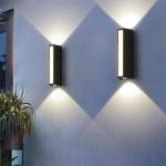 External wall lamps waterproof garden light staircase wall lamp surface three