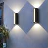 Buy cheap External wall lamps waterproof garden light staircase wall lamp surface three sides luminous wall light from wholesalers