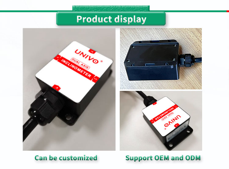 Industrial Grade X-Y Dual Axis Inclinometer with RS232/RS485/TTL Output UBIS-326Y UNIVO