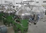 PLC Control Disk Bowl Centrifuge , Centrifugal Oil Separator For Fish Meal