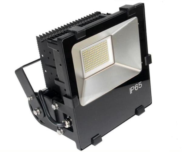 UL DLC 250W Outdoor Led Floodlight / RGBW High Power LED Flood Light Fins Design