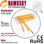 HAWKSKY G125 filament Glass LED Globle bulb