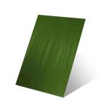 Brushed Finish Green Stainless Steel Sheet Plate With Anti - Finger Print