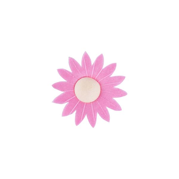 Buy cheap Pink Daisy Edible Wafer Paper Flowers , Personalised Edible Cupcake Toppers from wholesalers