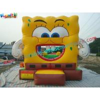 Buy cheap Spongebob Commercial Bouncy Castles , Inflatable Bouncer Slide CE / EN14960 product