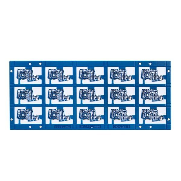Buy cheap Resin Filled Hole Fast Turnaround Pcb Immersion Gold 5mil Blue Solder Mask from wholesalers