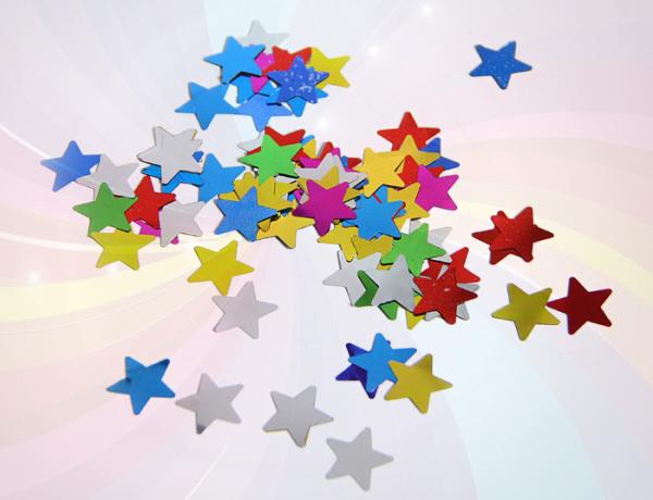 Buy cheap Multi Color Party Confetti Cannon Metallic Star Shaped Size Customized from wholesalers