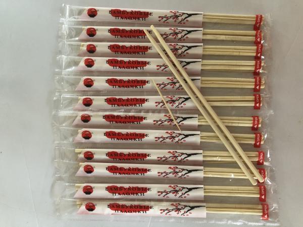 Buy cheap Sustainable Household 5.0mm Disposable Bamboo Chopsticks from wholesalers