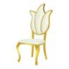 Buy cheap Luxurious Golden SS Frame Hot Leaf Shape Wedding Banquet Chair from wholesalers