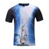 Buy cheap Mens popular 3D digital full printing tshirt from wholesalers