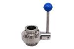 Sanitary SS304/316L Electric Wafer Type Butterfly Valve for Normal Temperature