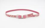 Fashion Plastic Bowknot Childrens Leather Belts Custom Logo 95 - 100cm Length