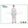 Buy cheap Waterproof White Disposable Protective Suits Without Hood/Feetcover for Factory use from wholesalers