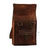 Buy cheap Mens Vintage Roll On Laptop Backpack leather rucksack from wholesalers