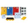 Buy cheap 2-Doors Chemical Storage Cabinet With Recessed Handle Fire Proof Feature from wholesalers