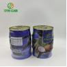 Buy cheap Commercial Empty Coconut Oil Tin Can Round Tin Containers CMYK 4C Printing from wholesalers