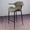 Buy cheap Black Painted Frame 75cm High Bar Chairs With Backs from wholesalers