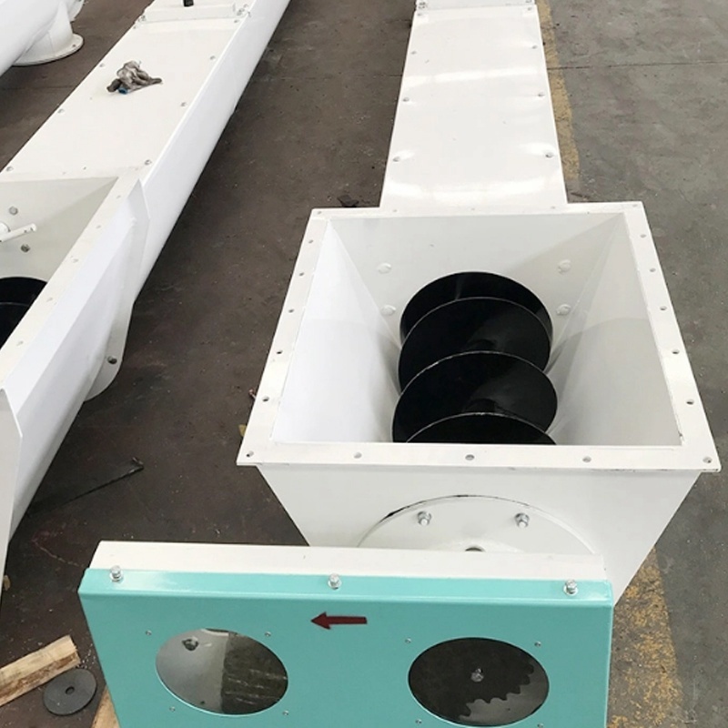 OEM Custom Transmission System Feeding Spiral Auger Conveyor for Oil Waste Sludge Conveying