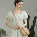 HERALD SMALL HANDMADE STRAW POCKETBOOK CROSSBODY BAG FOR WOMEN, SUMMER CHIC