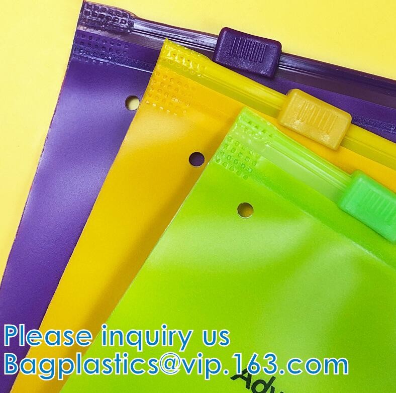Zipper Top Apparel Bags, Clothing, Shoes, Underwear, Garment. Bikini Swimwear Packing Bag. EVA Slide Bags