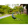 Buy cheap Colorful Animal Peacock Metal Garden Ornament Artistic Weatherproof from wholesalers