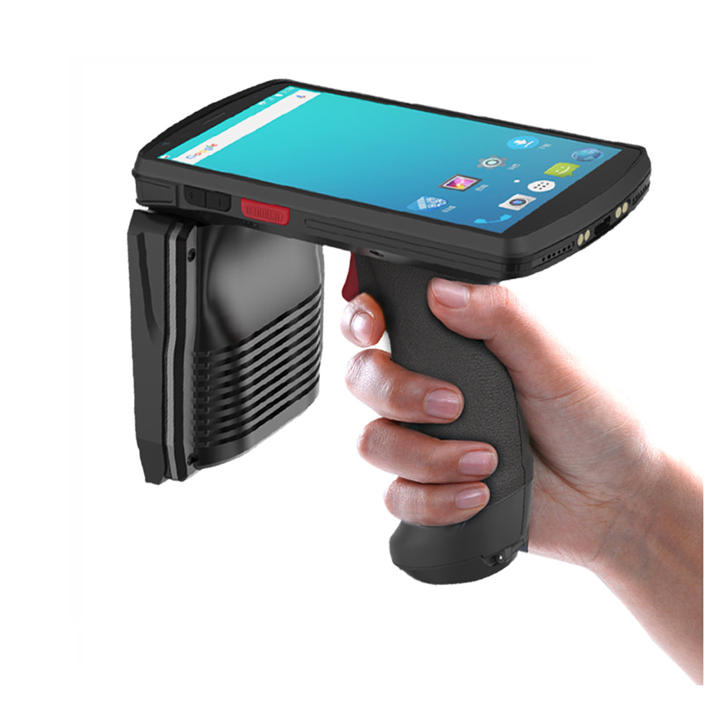 Buy cheap UHF Reader 5000MAh Handheld Terminal PDA Android Barcode Scanner GMS from wholesalers