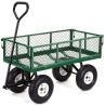 Buy cheap Four-Wheel Steel Folding Utility Wagon For 200kg Capacity Garden Cart from wholesalers
