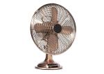 12 Inch Antique Electric Desk Fan 3 Speed Staineless Steel Personal Circulating