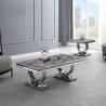 Buy cheap Modern Mirror Custom Stainless Steel Furniture Bedside Table For Living Room from wholesalers