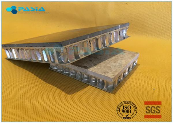 Buy cheap Transparent Glass Backed Composite Stone Wall Board , Thin Stone Veneer Panels from wholesalers