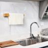 Buy cheap Self Adhesive Bathroom Storage Rack Bamboo Towel Rack Holder No Drilling from wholesalers