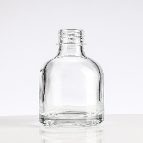 Buy cheap 100ml Transparent Glass Bottle for White Wine Concave Bottom and Screw Cap Included from wholesalers
