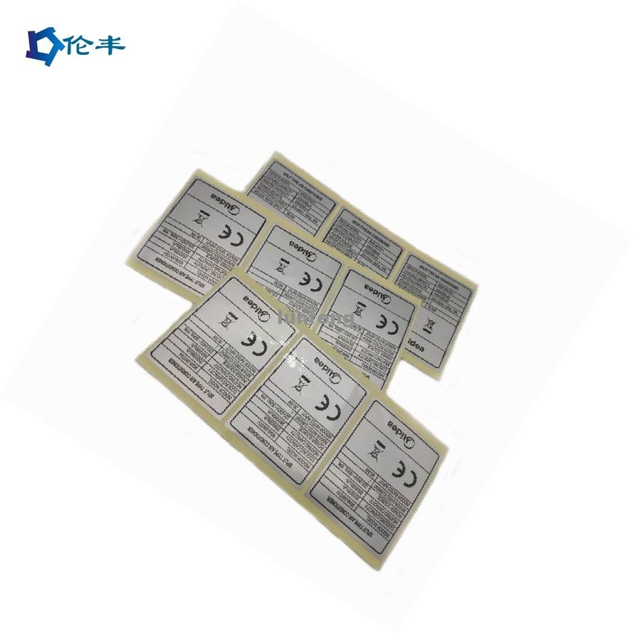 Art Paper Foil Silver Sticker Label Printing Rear Adhesive BOPP