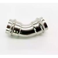 Buy cheap Equal 4 Inch Stainless Steel 45 Degree Elbow ISO product