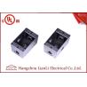 Buy cheap 1/2" 3/4" Two Gang Electrical Box Waterproof Terminal Box Powder Coated , UL Listed from wholesalers
