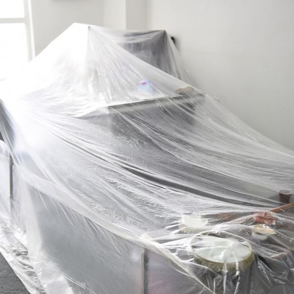 Portable Transparent Chair Furniture Sofa Dust Cover with Green and Customized