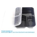 4 Compartment Disposable Meal Prep Container Microwave Lunch Fast Food Pp