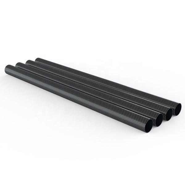 Buy cheap 3K Roll Wrapped Carbon Fiber Tube 1 Inch High Pressure Resistance from wholesalers