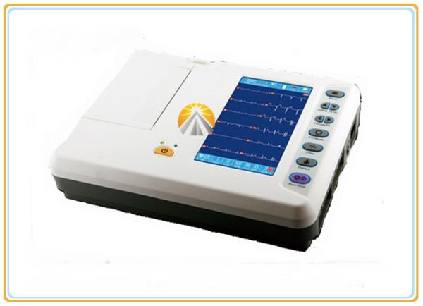 Buy cheap 800 X 480 Graphic Screen Portable ECG Machine 12 Leads 35X30X20CM Dimension from wholesalers