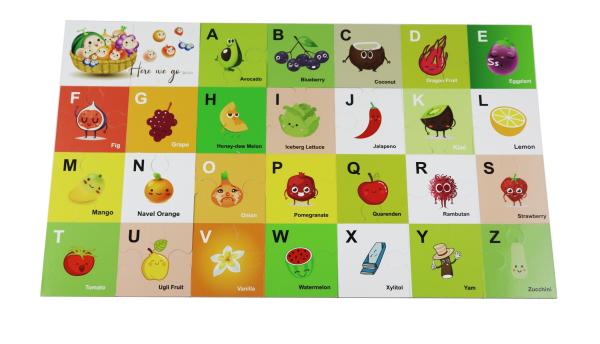 Buy cheap Children Floor Alphabet Fruit Jigsaw Puzzle Educational Games And Puzzles For 5 Year Olds from wholesalers