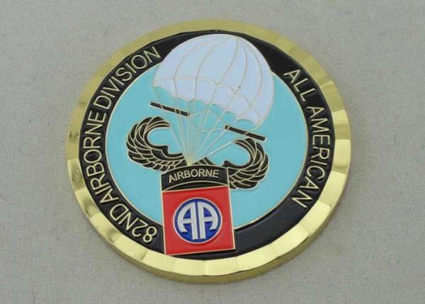 Buy cheap 82nd Airborne Division Personalized Coins by Brass Die Struck With 2.0 Inch from wholesalers
