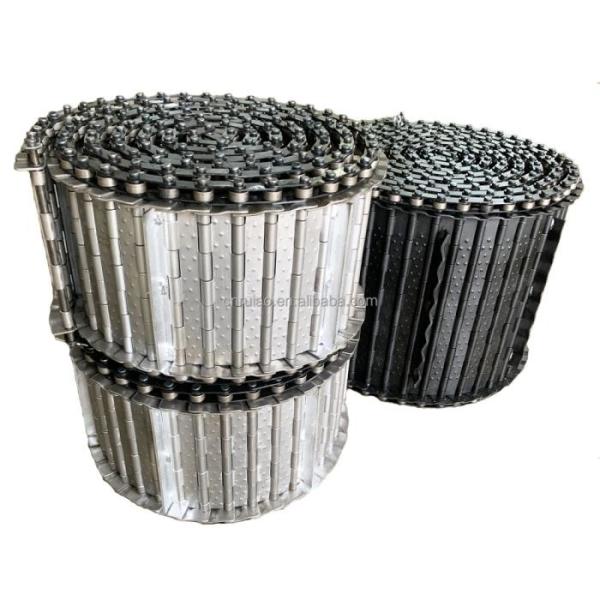 Buy cheap Cnc Machine Steel Scraps Chips Stainless Steel Conveyor Belt Hinged Metal Belts from wholesalers