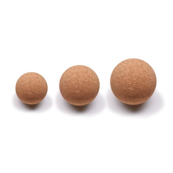 Buy cheap Lightweight Exercise Cork Yoga Ball 30mm To 100mm Cork Massage Ball FSC from wholesalers