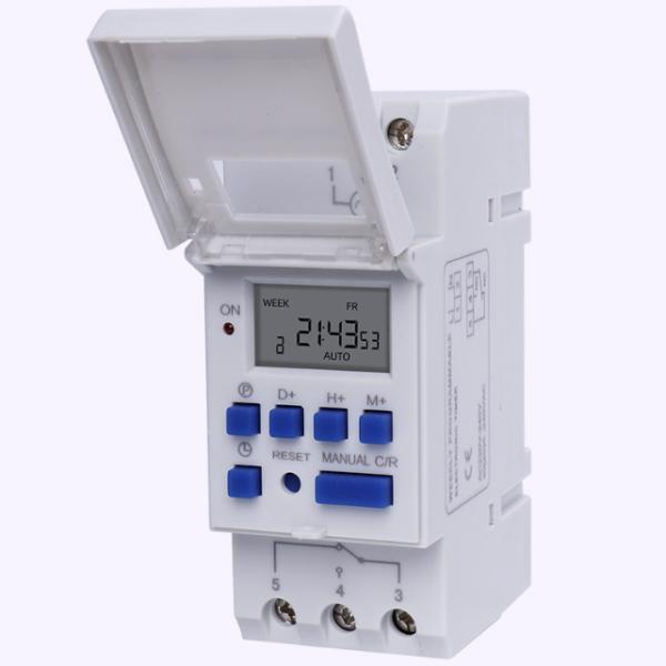 Buy cheap Electrical Lead Rail ABS Digital Timer Switch 220V 30A 36*66*82mm from wholesalers