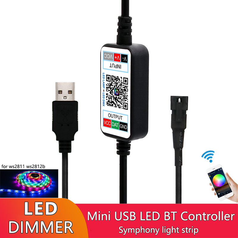 Magic Color LED Pixel Controller With USB 5V App Bluetooth Control